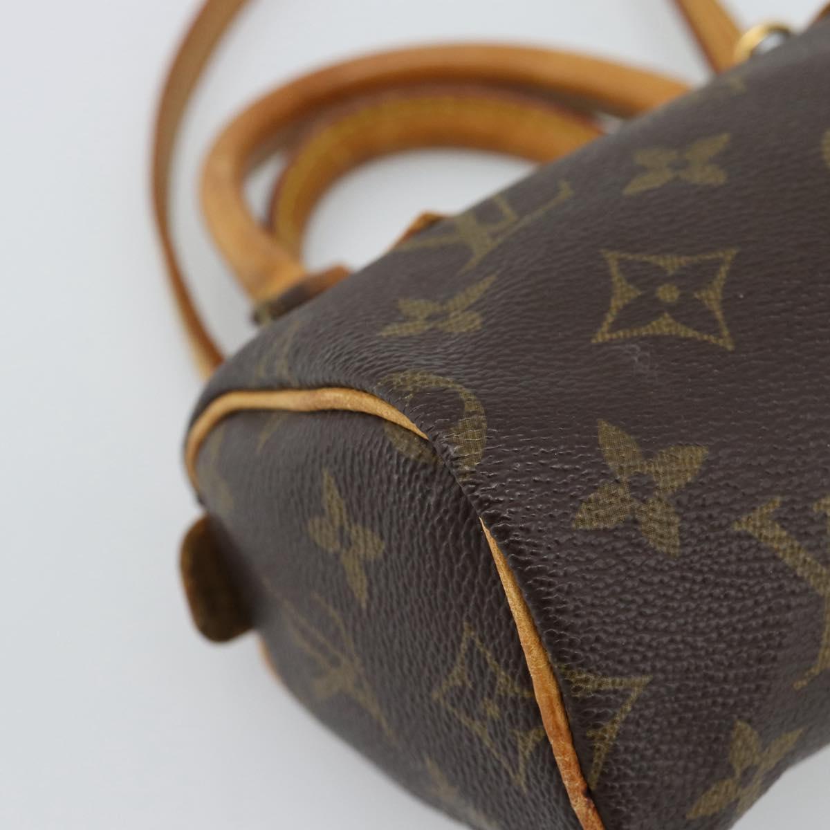LOUIS VUITTON Monogram Mini Speedy Hand Bag M41534 LV Auth 186889