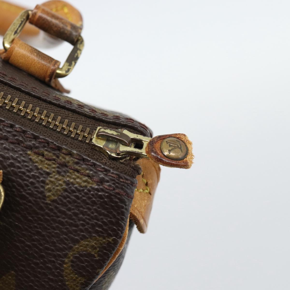 LOUIS VUITTON Monogram Mini Speedy Hand Bag M41534 LV Auth 186889