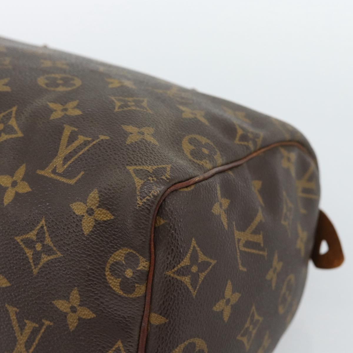 LOUIS VUITTON Monogram Speedy 25 Hand Bag M41528 LV Auth 186893