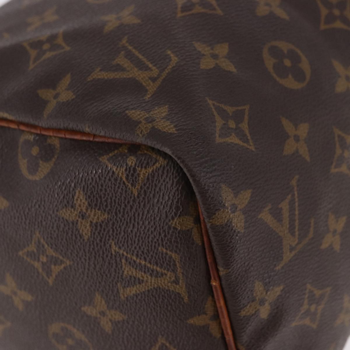 LOUIS VUITTON Monogram Speedy 30 Hand Bag M41526 LV Auth 186894