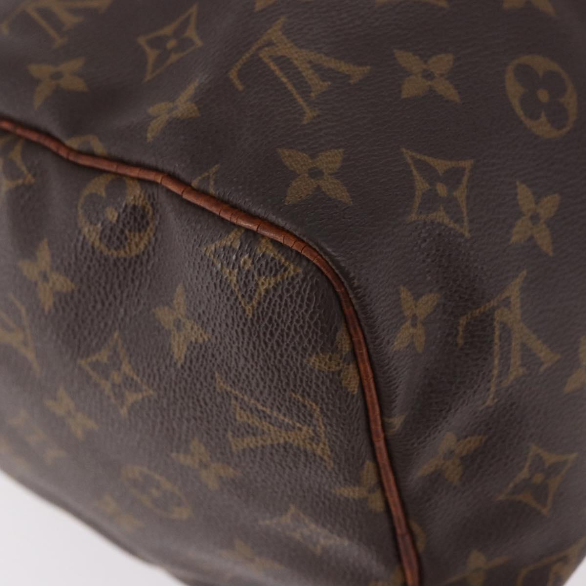 LOUIS VUITTON Monogram Speedy 30 Hand Bag M41526 LV Auth 186894