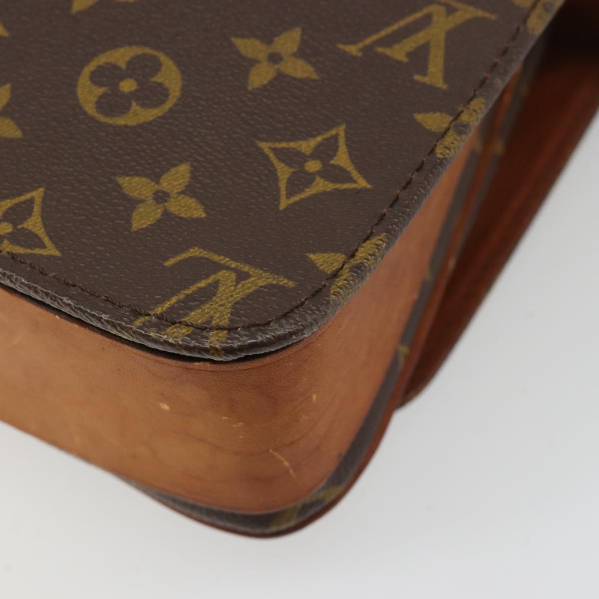 LOUIS VUITTON Monogram Cartouchiere GM Shoulder Bag M51252 LV Auth 186903