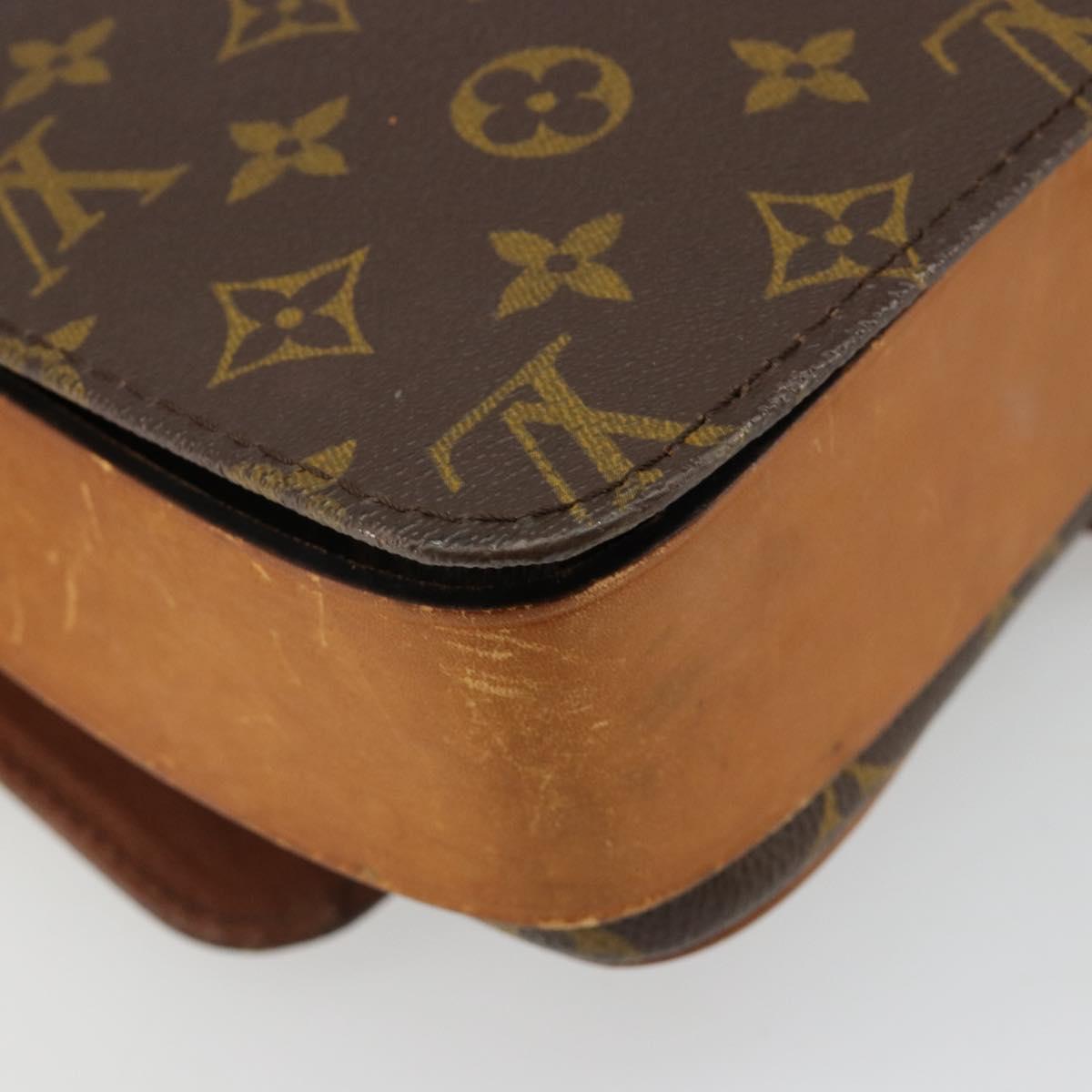 LOUIS VUITTON Monogram Cartouchiere GM Shoulder Bag M51252 LV Auth 186903
