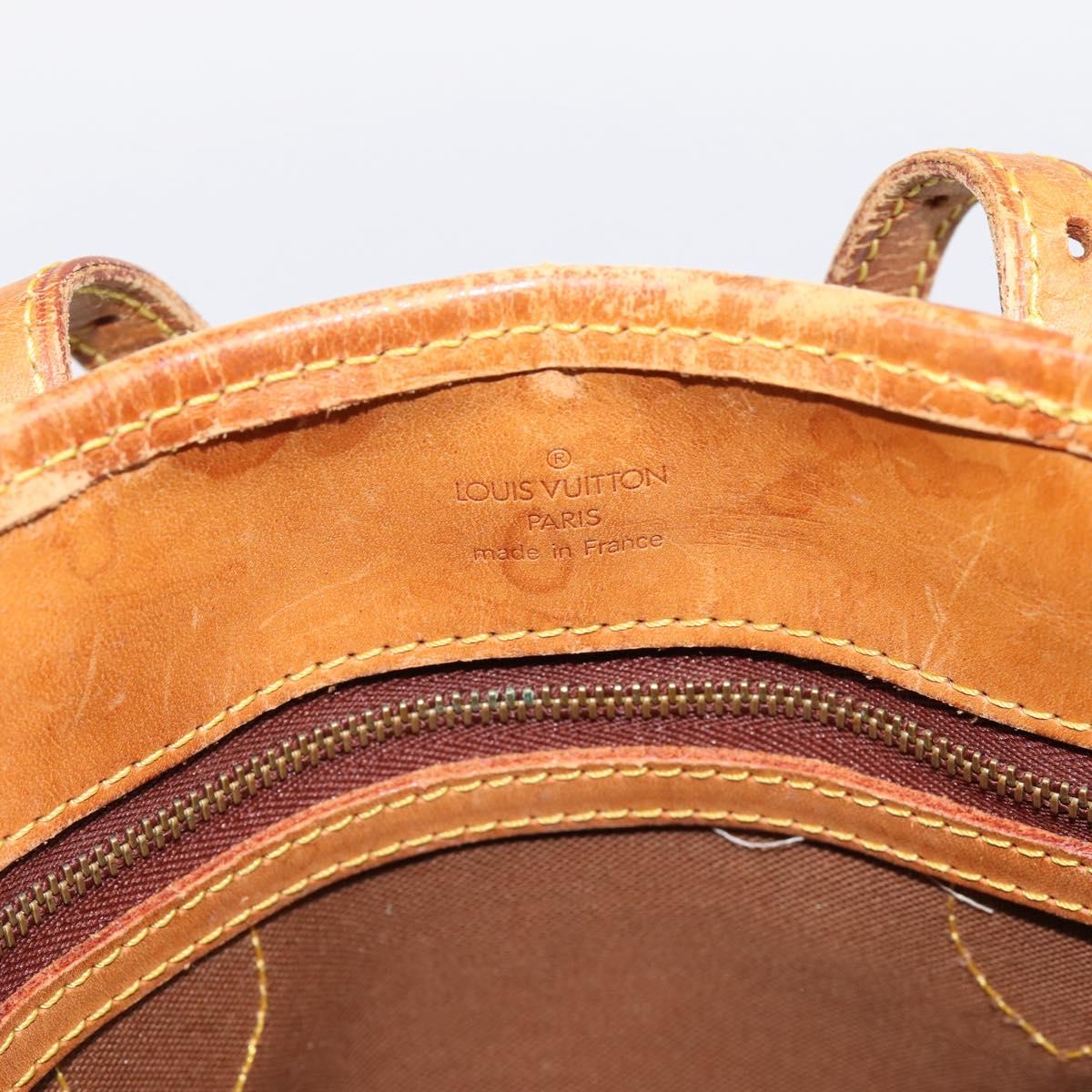 LOUIS VUITTON Monogram Bucket PM Shoulder Bag M42238 LV Auth 186954