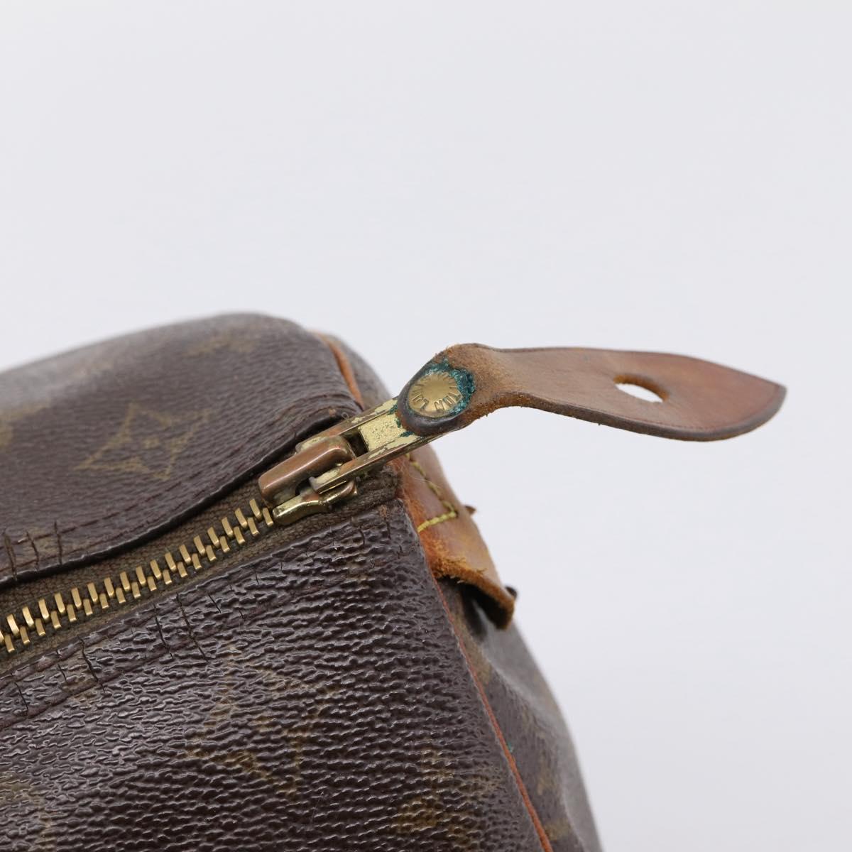 LOUIS VUITTON Monogram Speedy 30 Hand Bag M41526 LV Auth 186972