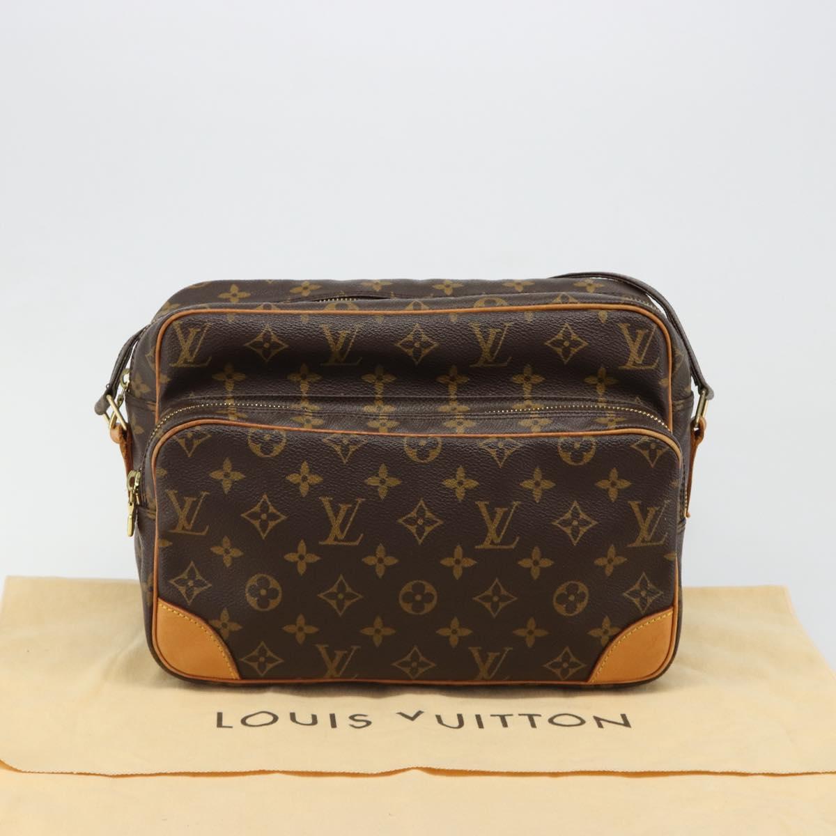 LOUIS VUITTON Monogram Nile Shoulder Bag M45244 LV Auth 187002SAV