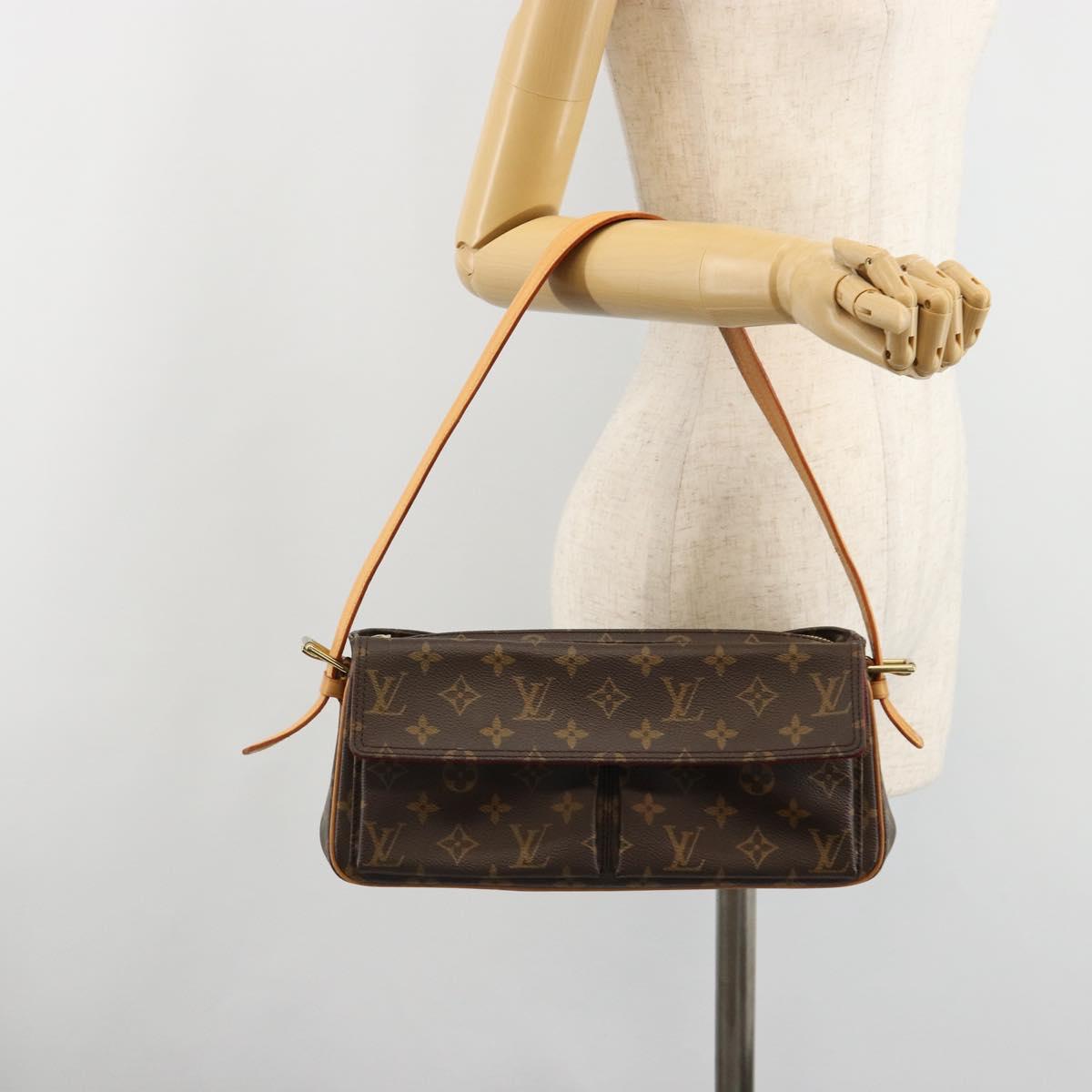 LOUIS VUITTON Monogram Viva Cite MM Shoulder Bag M51164 LV Auth 187006SAM