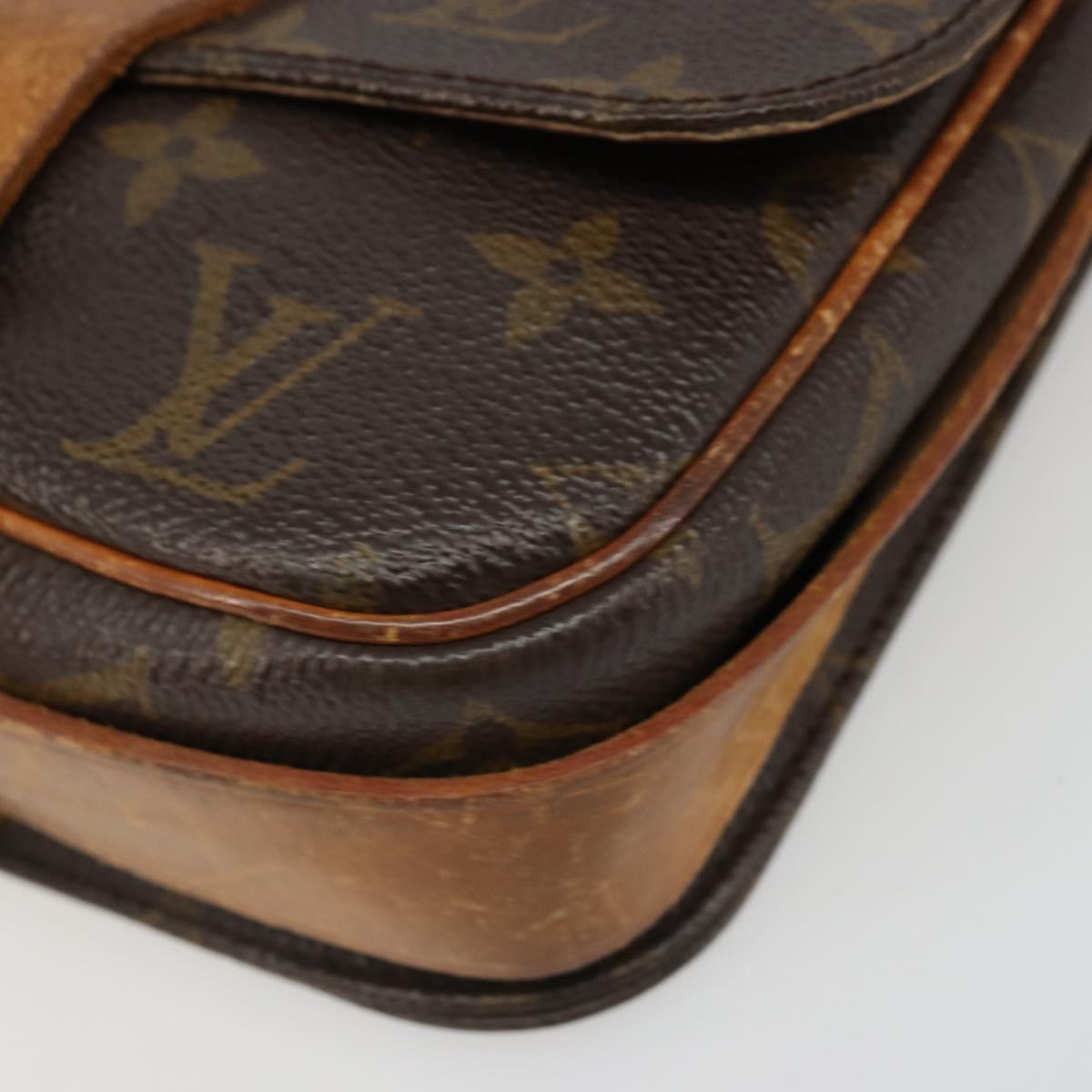 LOUIS VUITTON Monogram Cartouchiere PM Shoulder Bag M51254 LV Auth 187007
