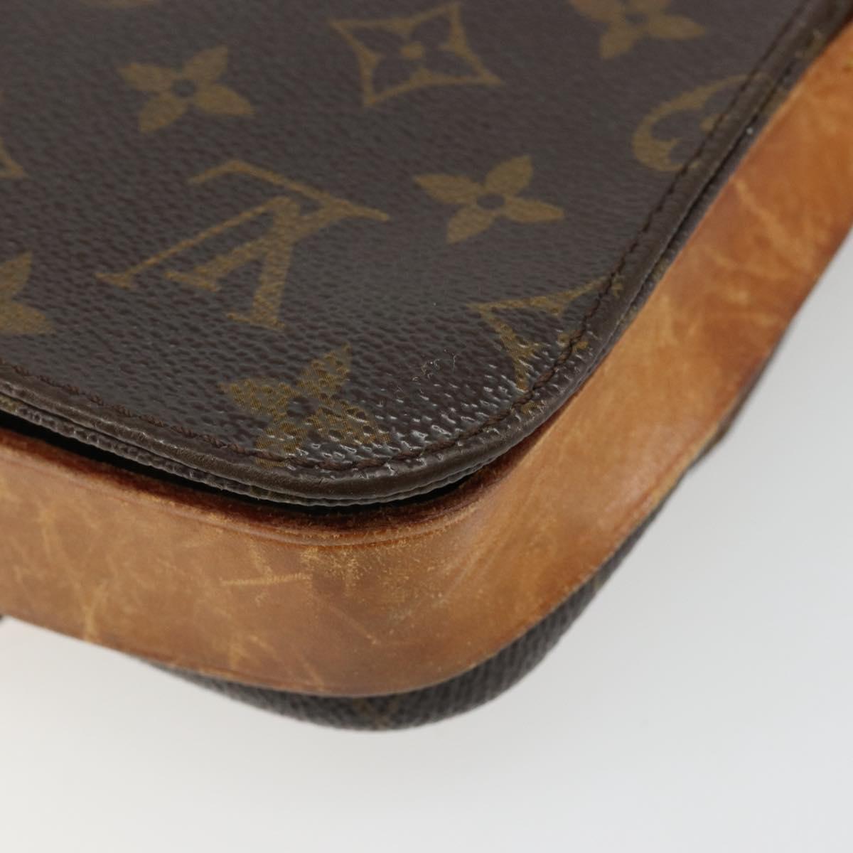 LOUIS VUITTON Monogram Cartouchiere PM Shoulder Bag M51254 LV Auth 187007