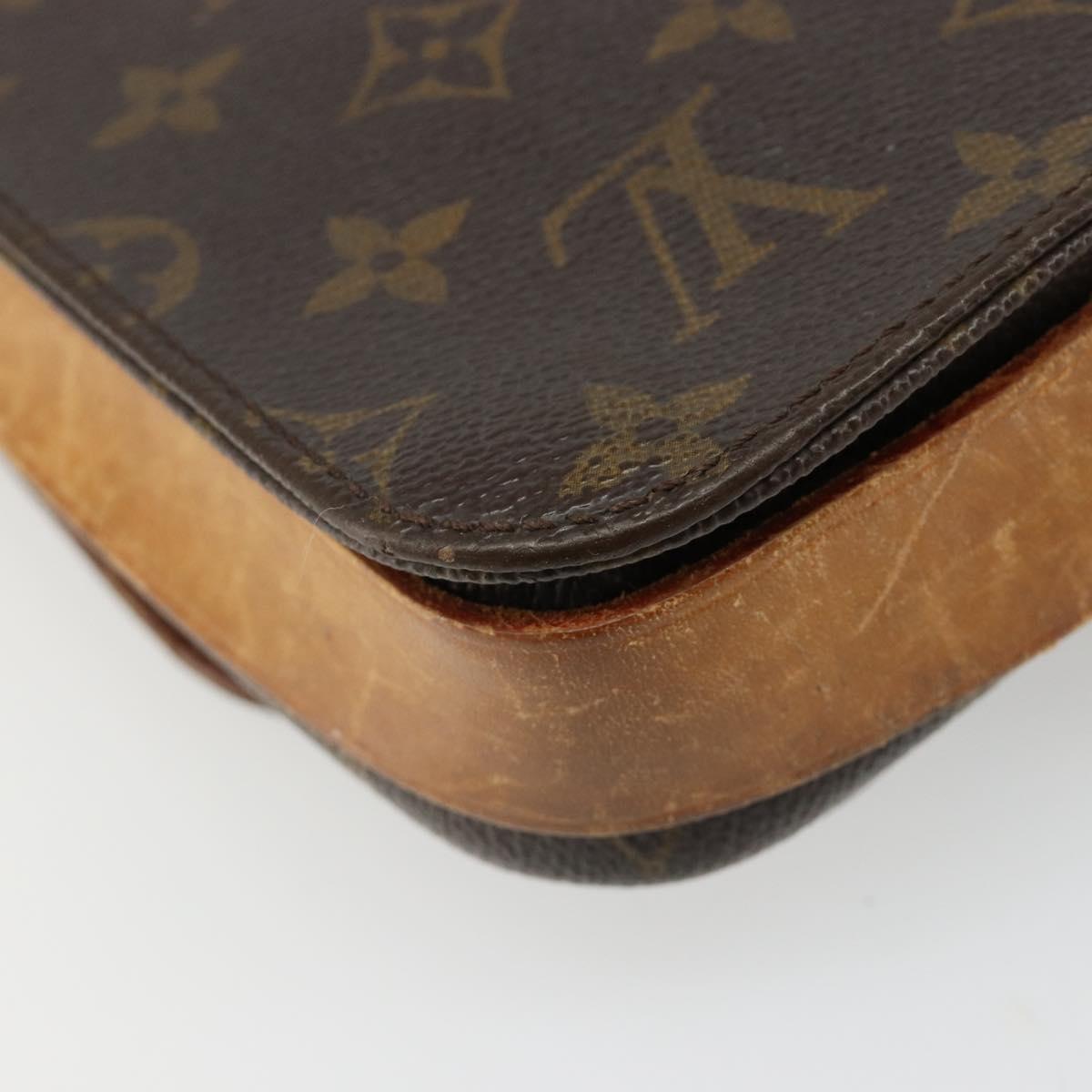 LOUIS VUITTON Monogram Cartouchiere PM Shoulder Bag M51254 LV Auth 187007
