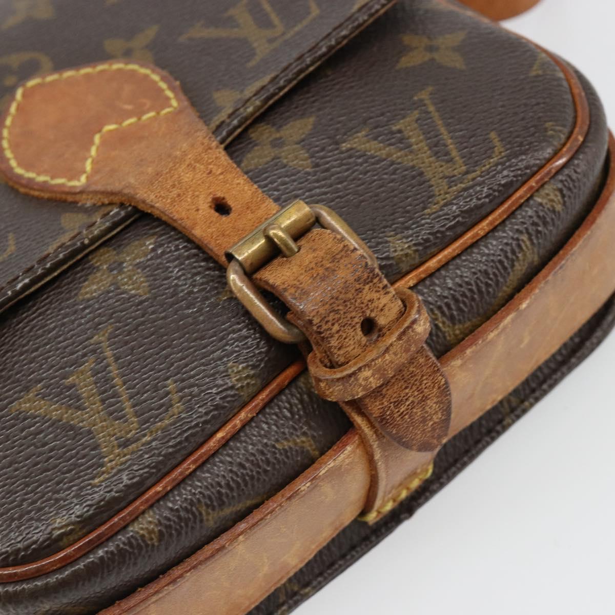 LOUIS VUITTON Monogram Cartouchiere PM Shoulder Bag M51254 LV Auth 187007