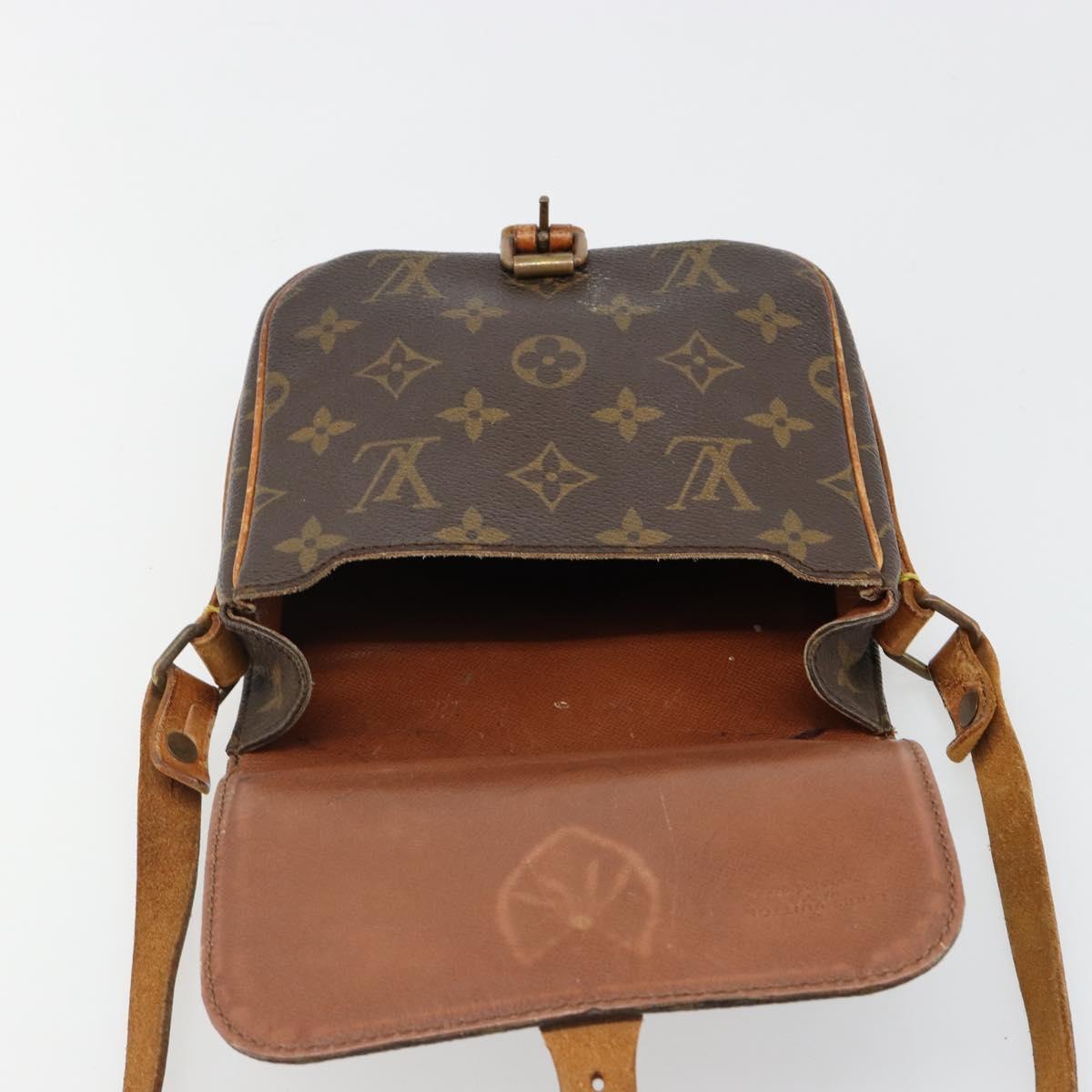 LOUIS VUITTON Monogram Cartouchiere PM Shoulder Bag M51254 LV Auth 187007