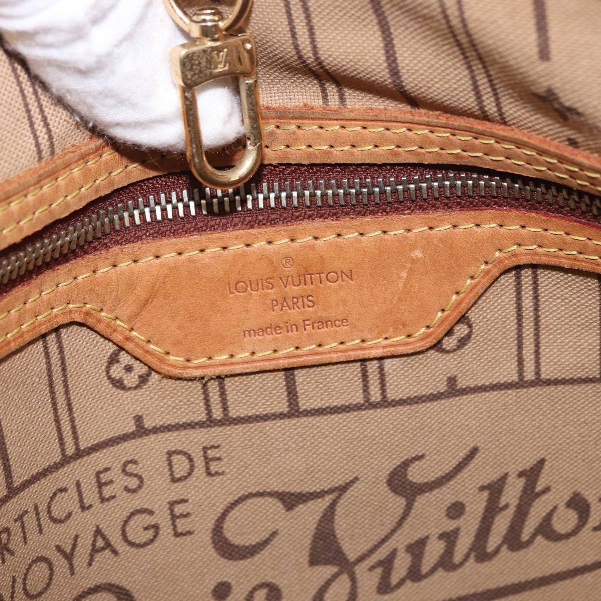 LOUIS VUITTON Monogram Neverfull PM Tote Bag M40155 LV Auth 187011