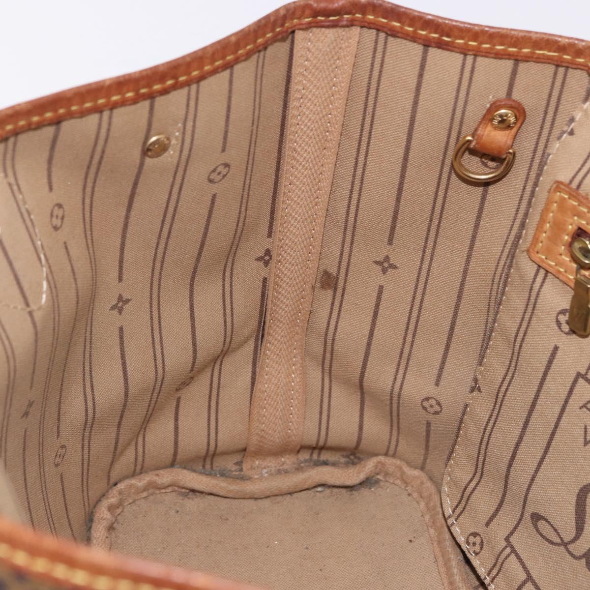 LOUIS VUITTON Monogram Neverfull PM Tote Bag M40155 LV Auth 187011