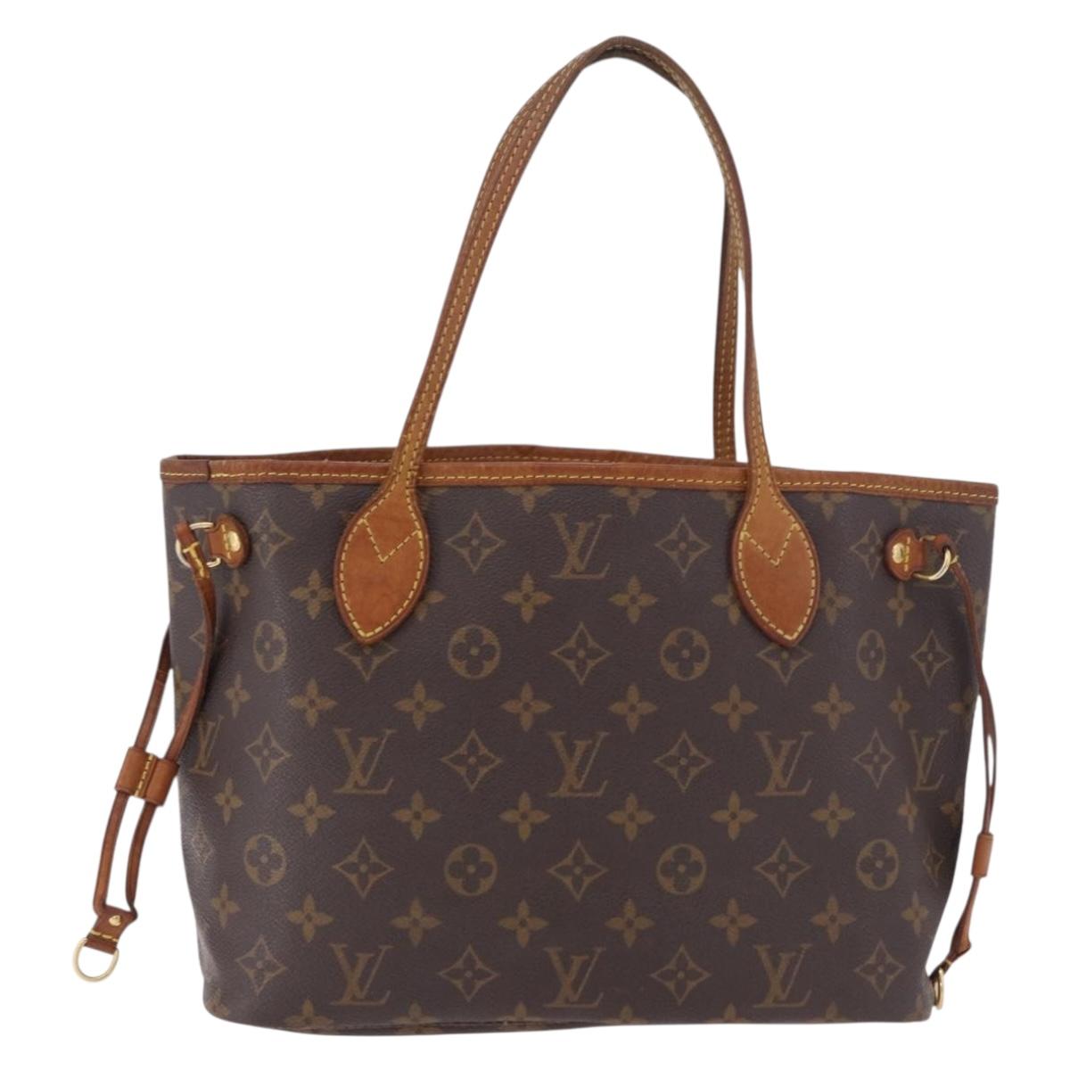 LOUIS VUITTON Monogram Neverfull PM Tote Bag M40155 LV Auth 187011