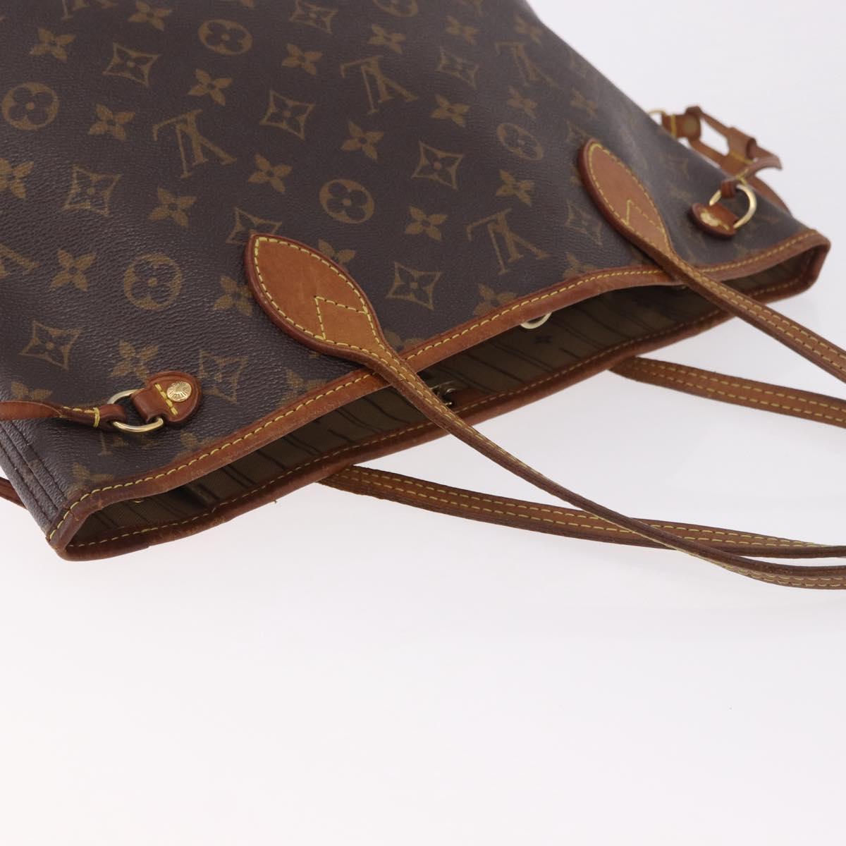 LOUIS VUITTON Monogram Neverfull PM Tote Bag M40155 LV Auth 187011