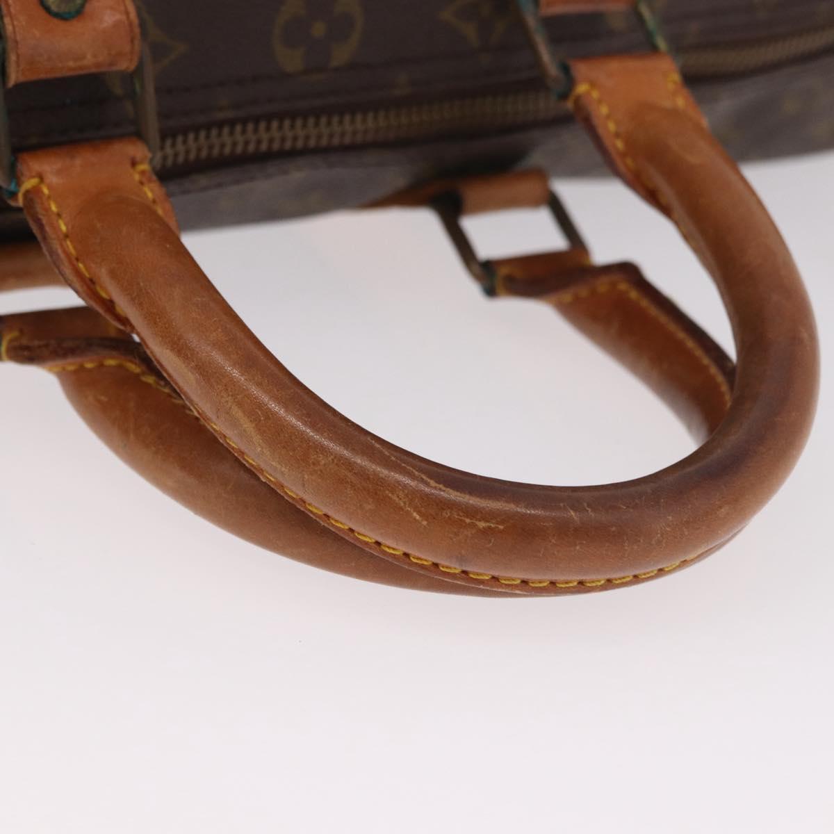 LOUIS VUITTON Monogram Keepall 45 Boston Bag M41428 LV Auth 187012