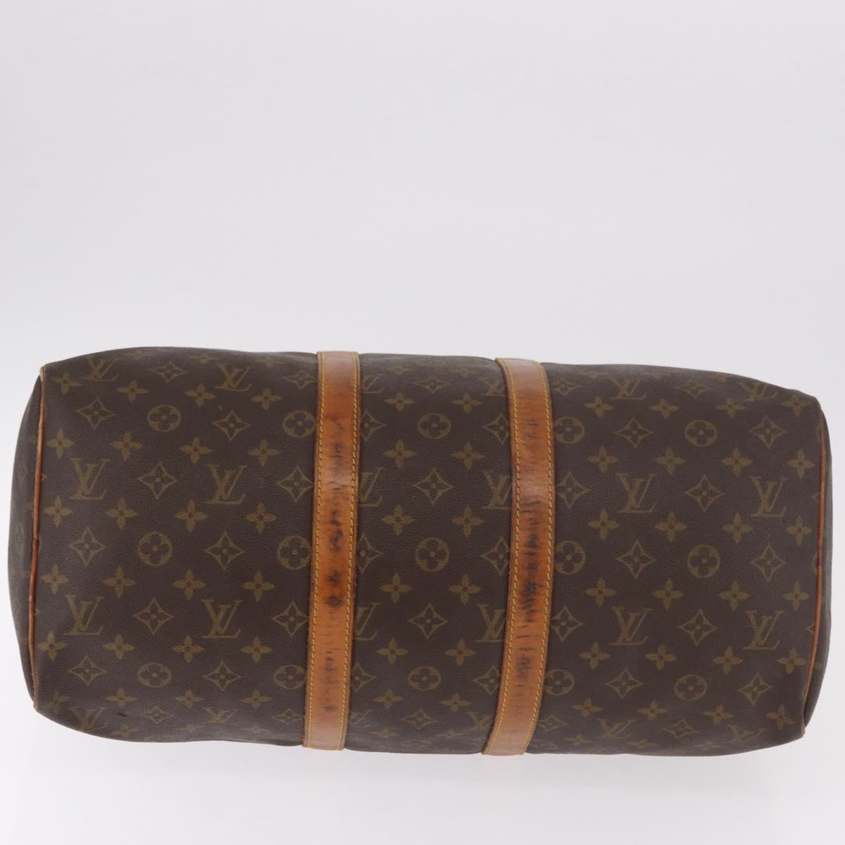 LOUIS VUITTON Monogram Keepall 45 Boston Bag M41428 LV Auth 187012
