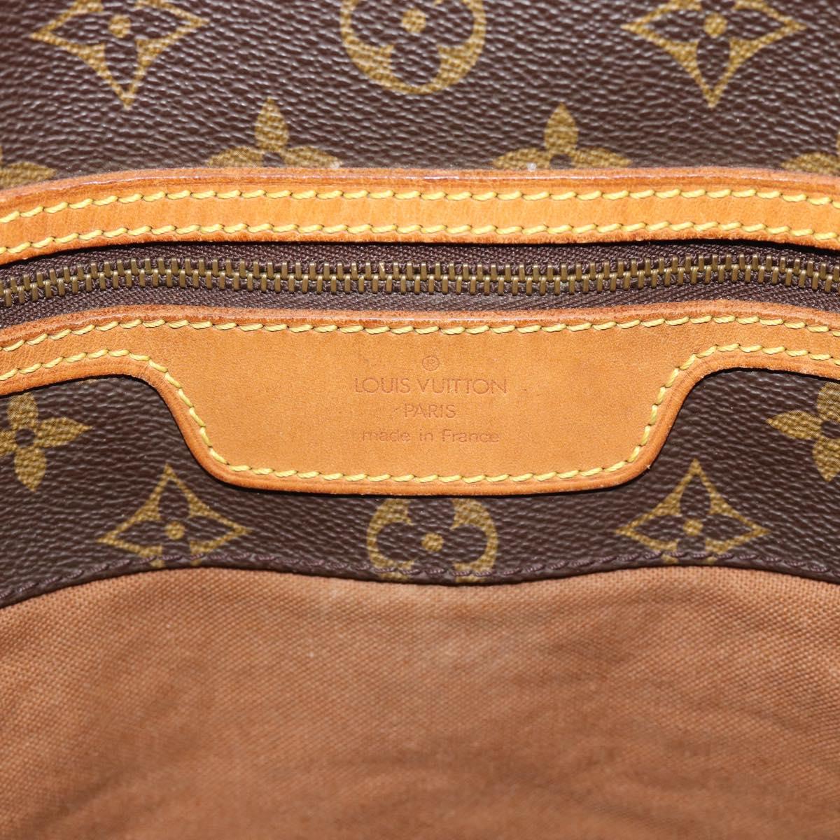 LOUIS VUITTON Monogram Sac Shopping Tote Bag M51108 LV Auth 187015