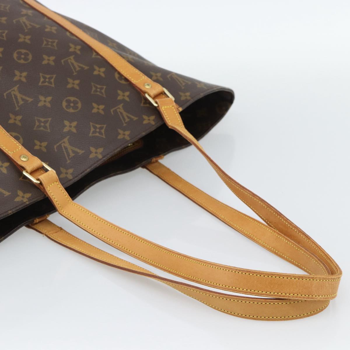 LOUIS VUITTON Monogram Sac Shopping Tote Bag M51108 LV Auth 187018