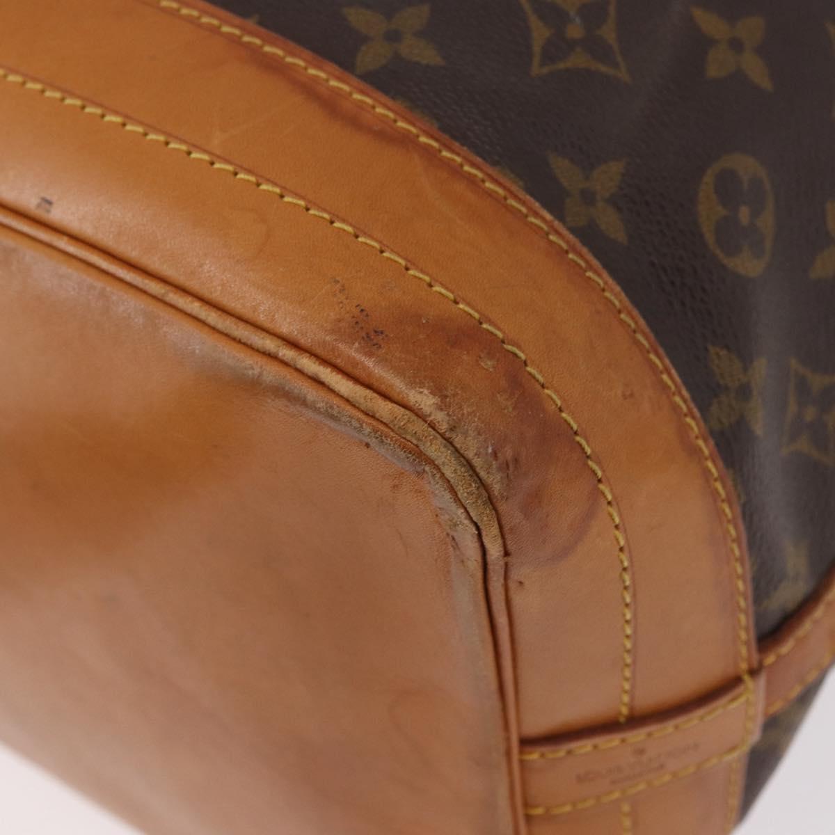 LOUIS VUITTON Monogram Noe Shoulder Bag M42224 LV Auth 187019