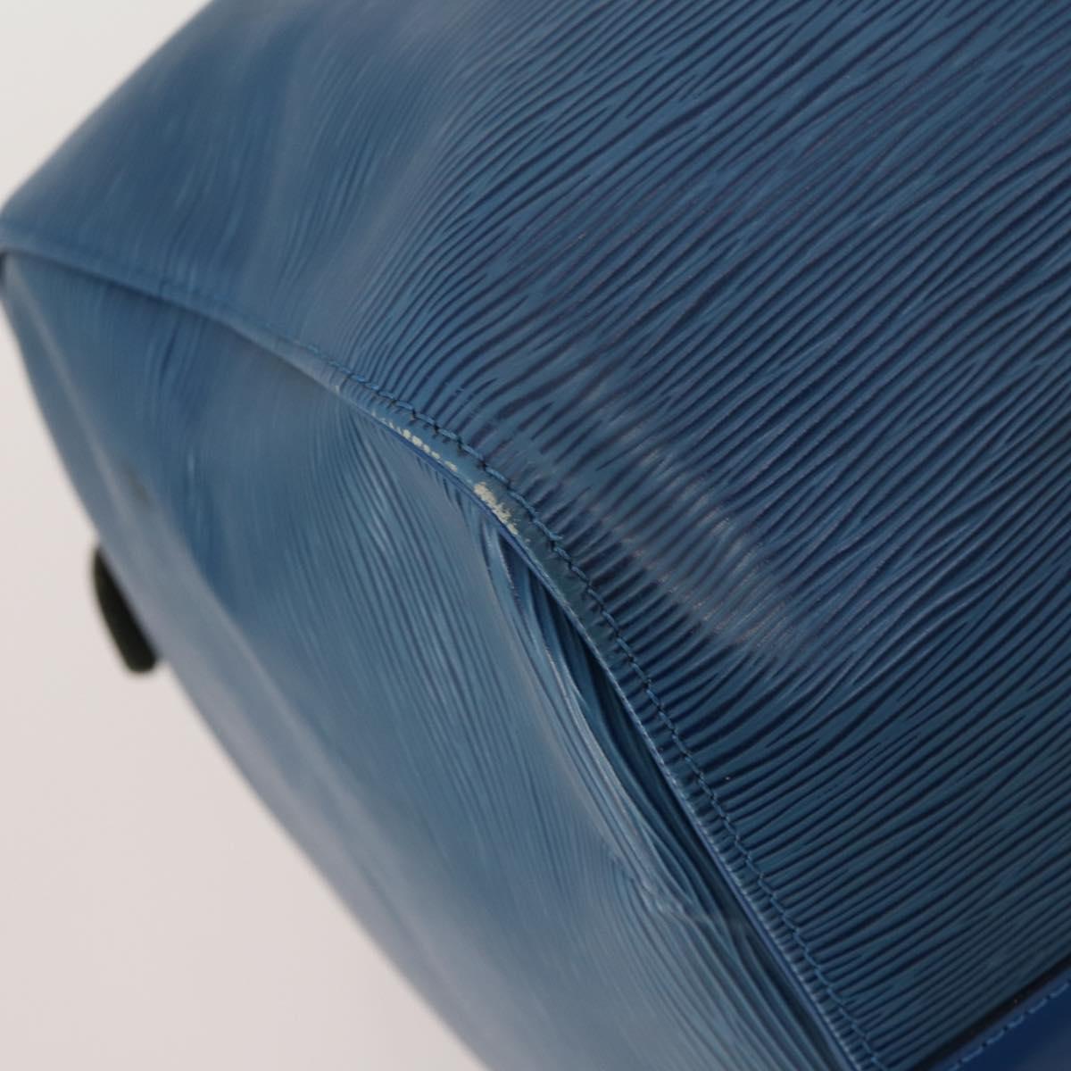 LOUIS VUITTON Epi Keepall 55 Boston Bag Toledo Blue M42955 LV Auth 187027A