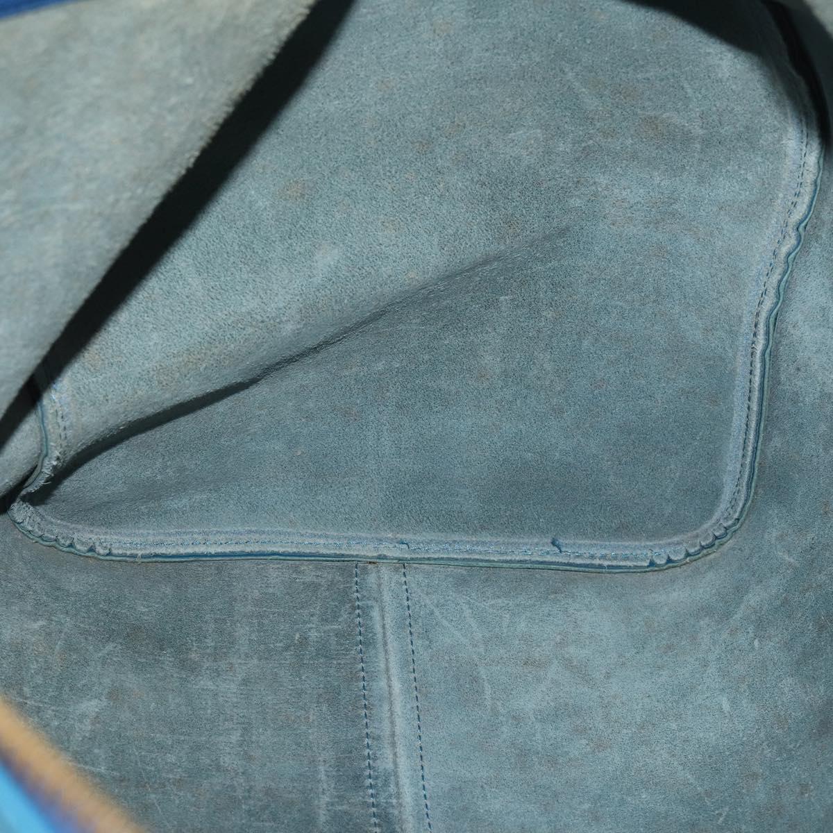 LOUIS VUITTON Epi Keepall 55 Boston Bag Toledo Blue M42955 LV Auth 187027A