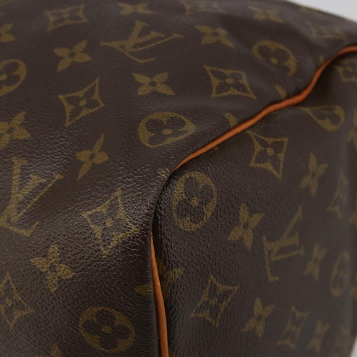 LOUIS VUITTON Monogram Speedy 35 Hand Bag M41524 LV Auth 187030SAV
