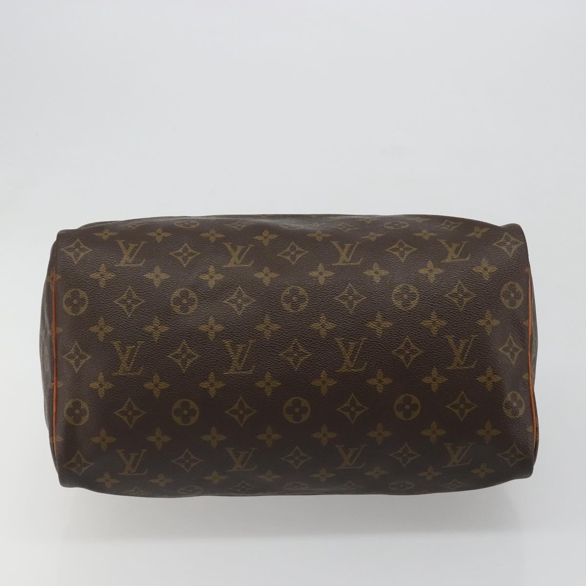 LOUIS VUITTON Monogram Speedy 35 Hand Bag M41524 LV Auth 187030SAV