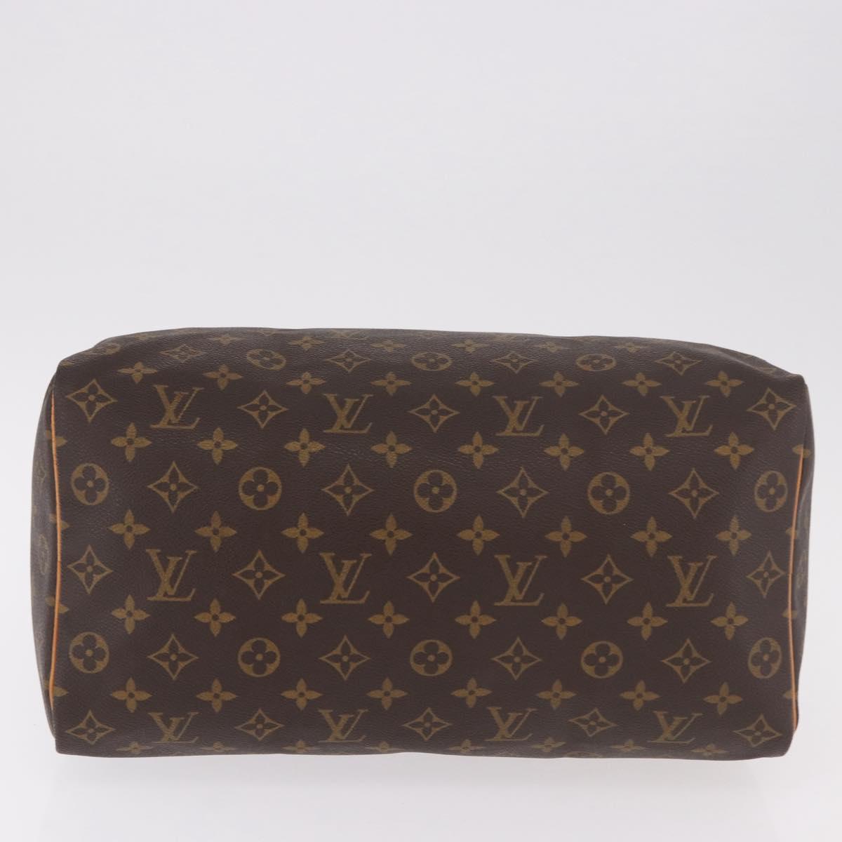 LOUIS VUITTON Monogram Speedy 35 Hand Bag M41524 LV Auth 187032A