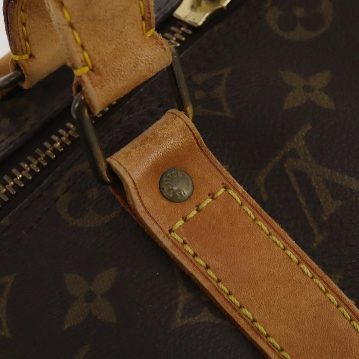 LOUIS VUITTON Monogram Keepall 50 Boston Bag M41426 LV Auth 187059