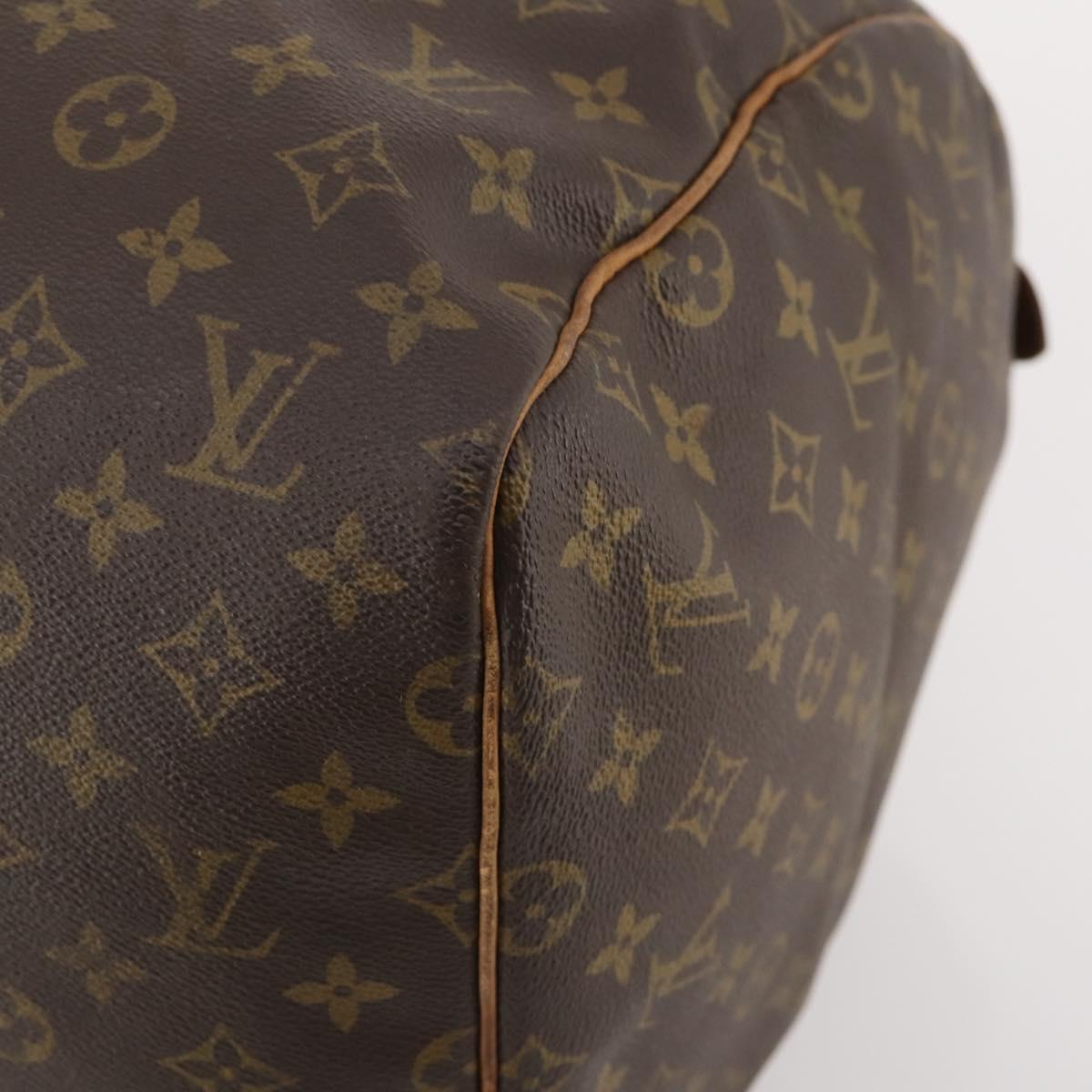 LOUIS VUITTON Monogram Keepall 55 Boston Bag M41424 LV Auth 187063