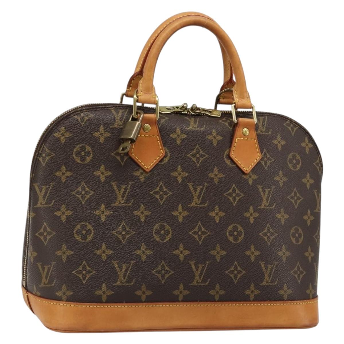LOUIS VUITTON Monogram Alma Hand Bag M51130 LV Auth 187066V