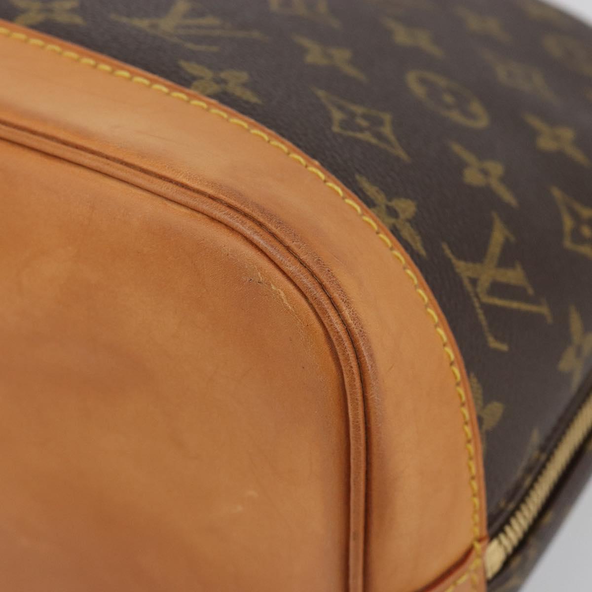 LOUIS VUITTON Monogram Alma Hand Bag M51130 LV Auth 187066V