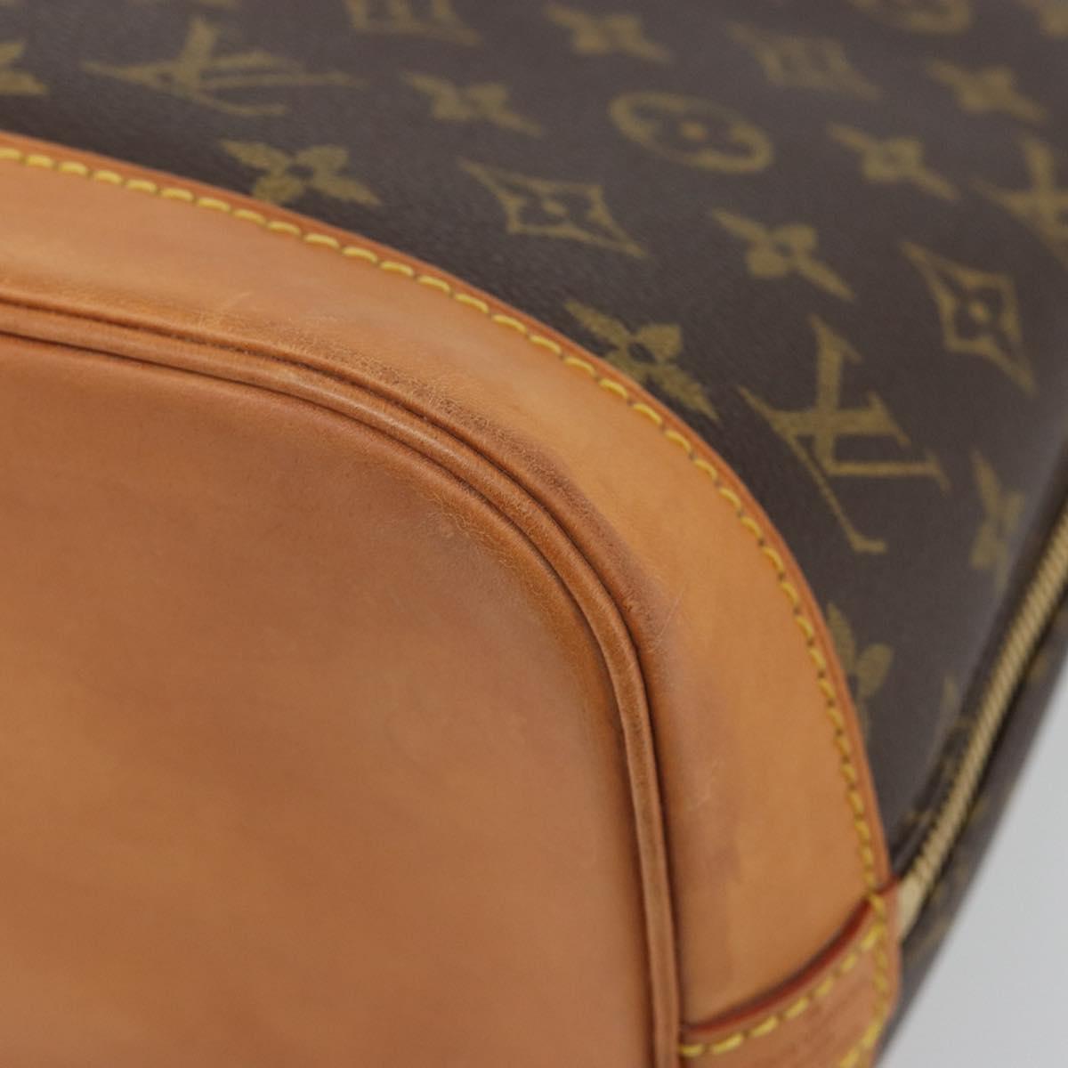 LOUIS VUITTON Monogram Alma Hand Bag M51130 LV Auth 187066V