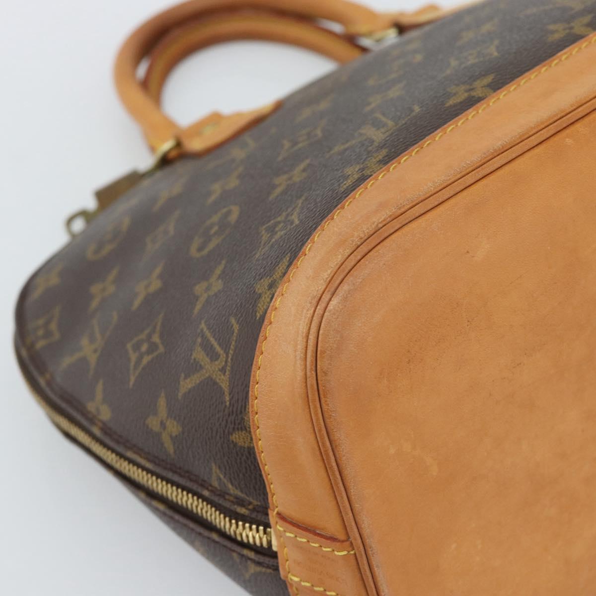 LOUIS VUITTON Monogram Alma Hand Bag M51130 LV Auth 187067V