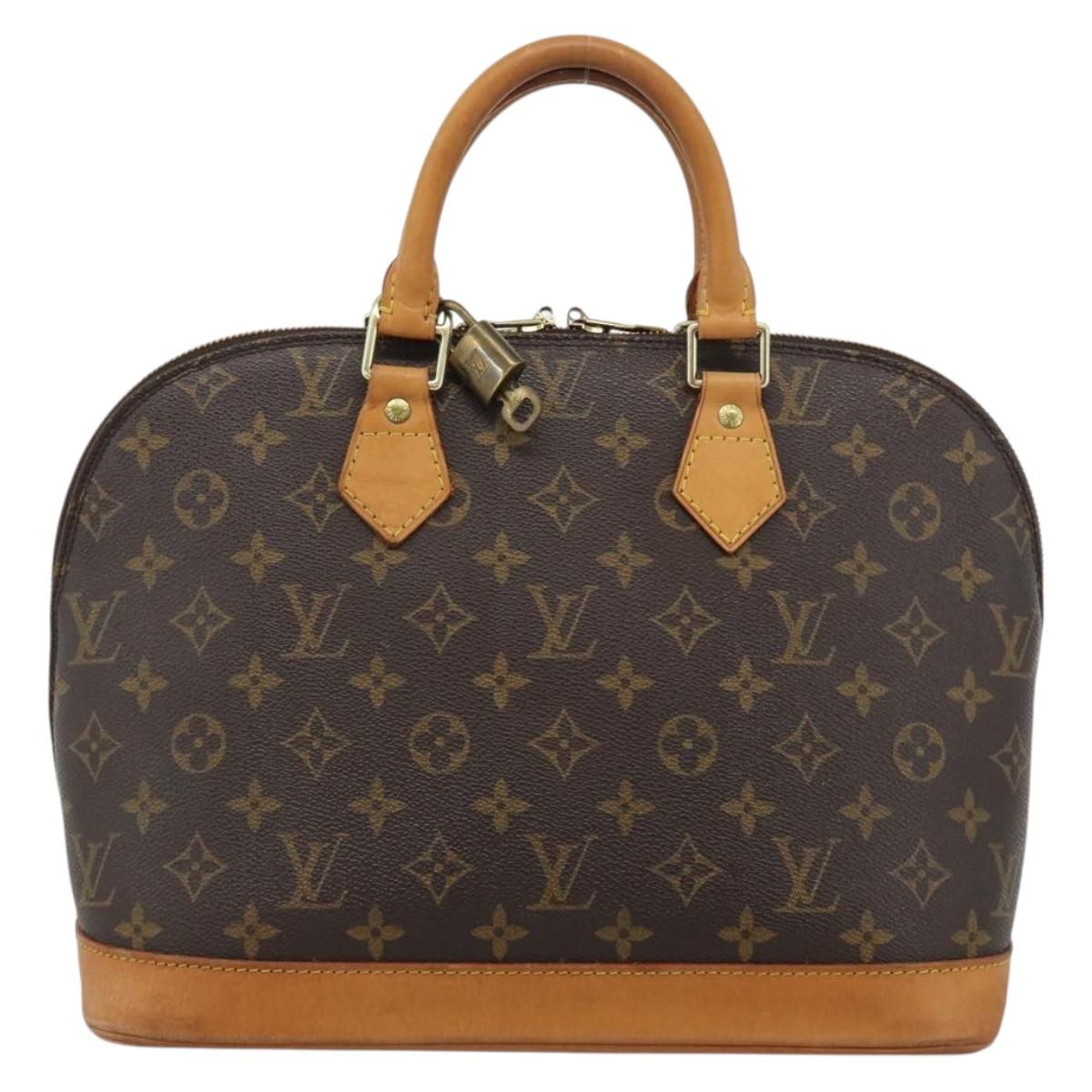 LOUIS VUITTON Monogram Alma Hand Bag M51130 LV Auth 187067V