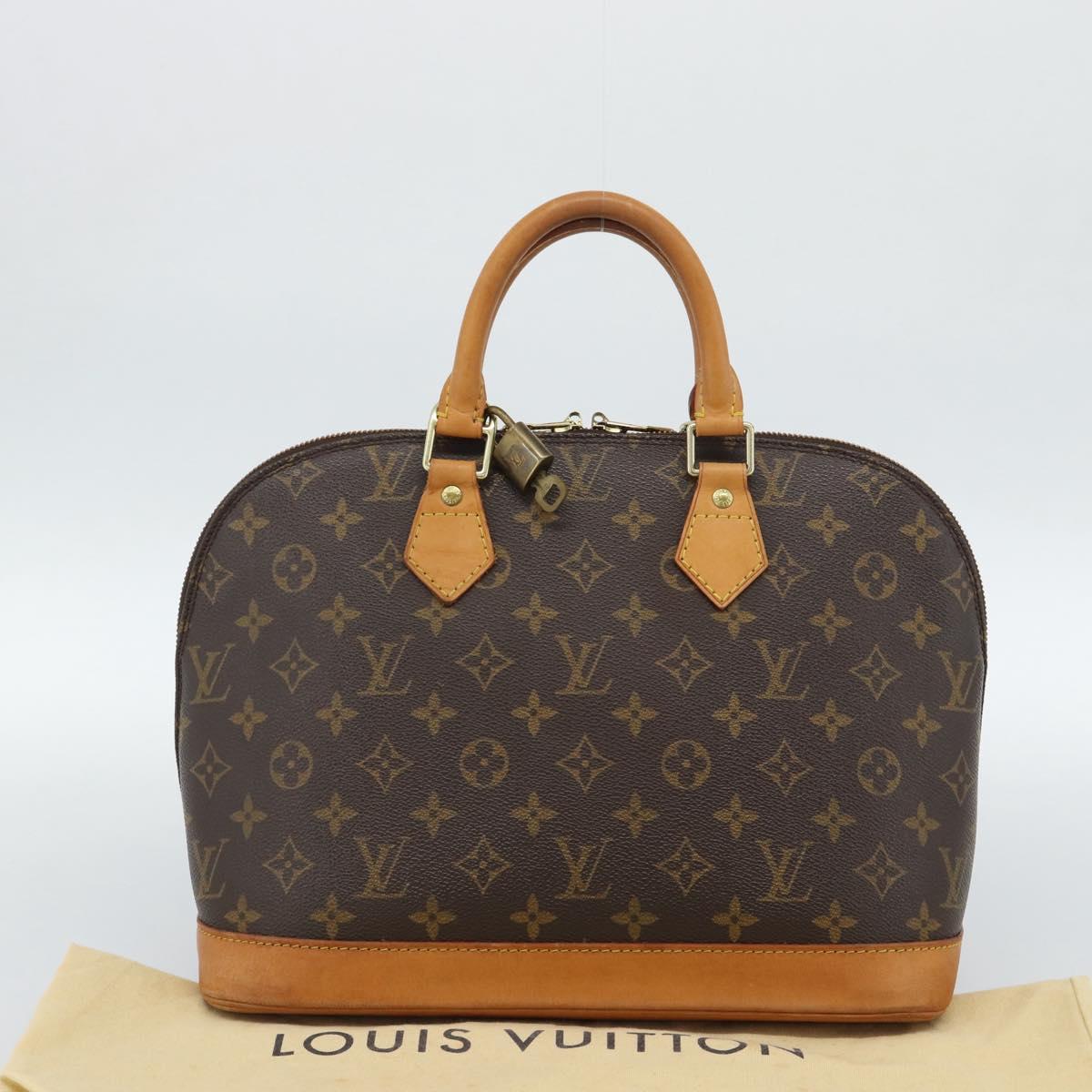 LOUIS VUITTON Monogram Alma Hand Bag M51130 LV Auth 187067V