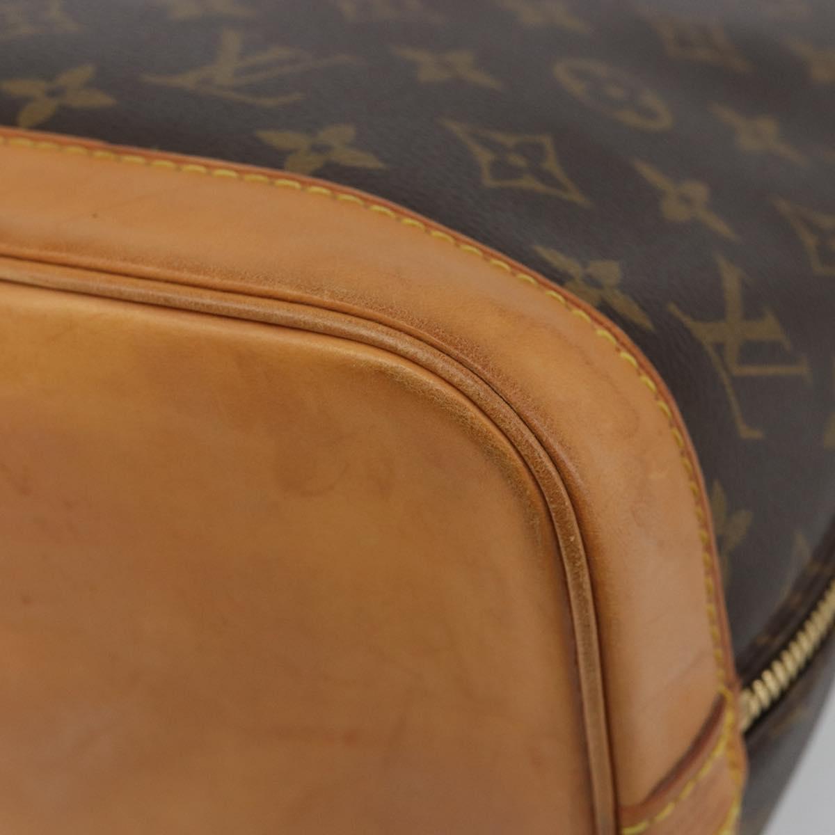 LOUIS VUITTON Monogram Alma Hand Bag M51130 LV Auth 187068V