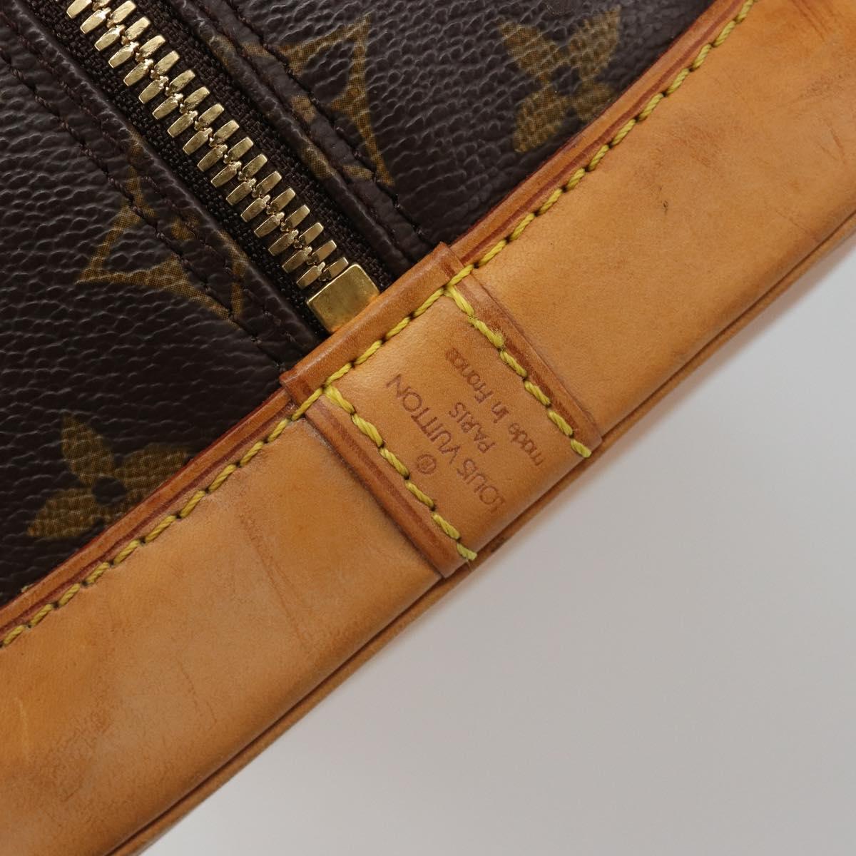 LOUIS VUITTON Monogram Alma Hand Bag M51130 LV Auth 187068V