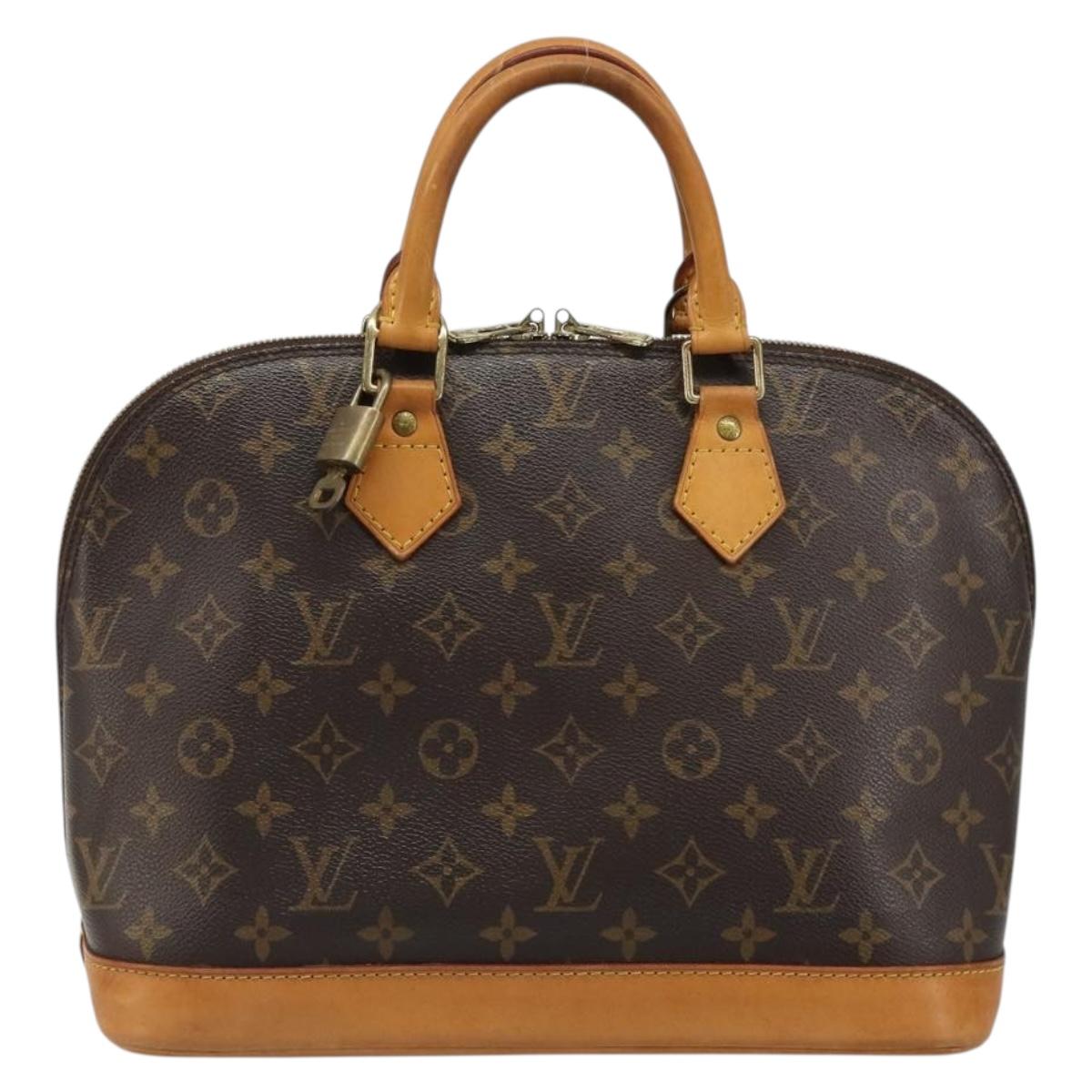 LOUIS VUITTON Monogram Alma Hand Bag M51130 LV Auth 187068V