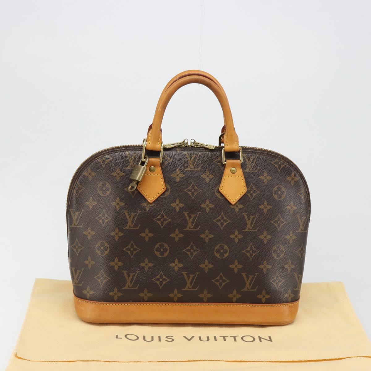 LOUIS VUITTON Monogram Alma Hand Bag M51130 LV Auth 187068V