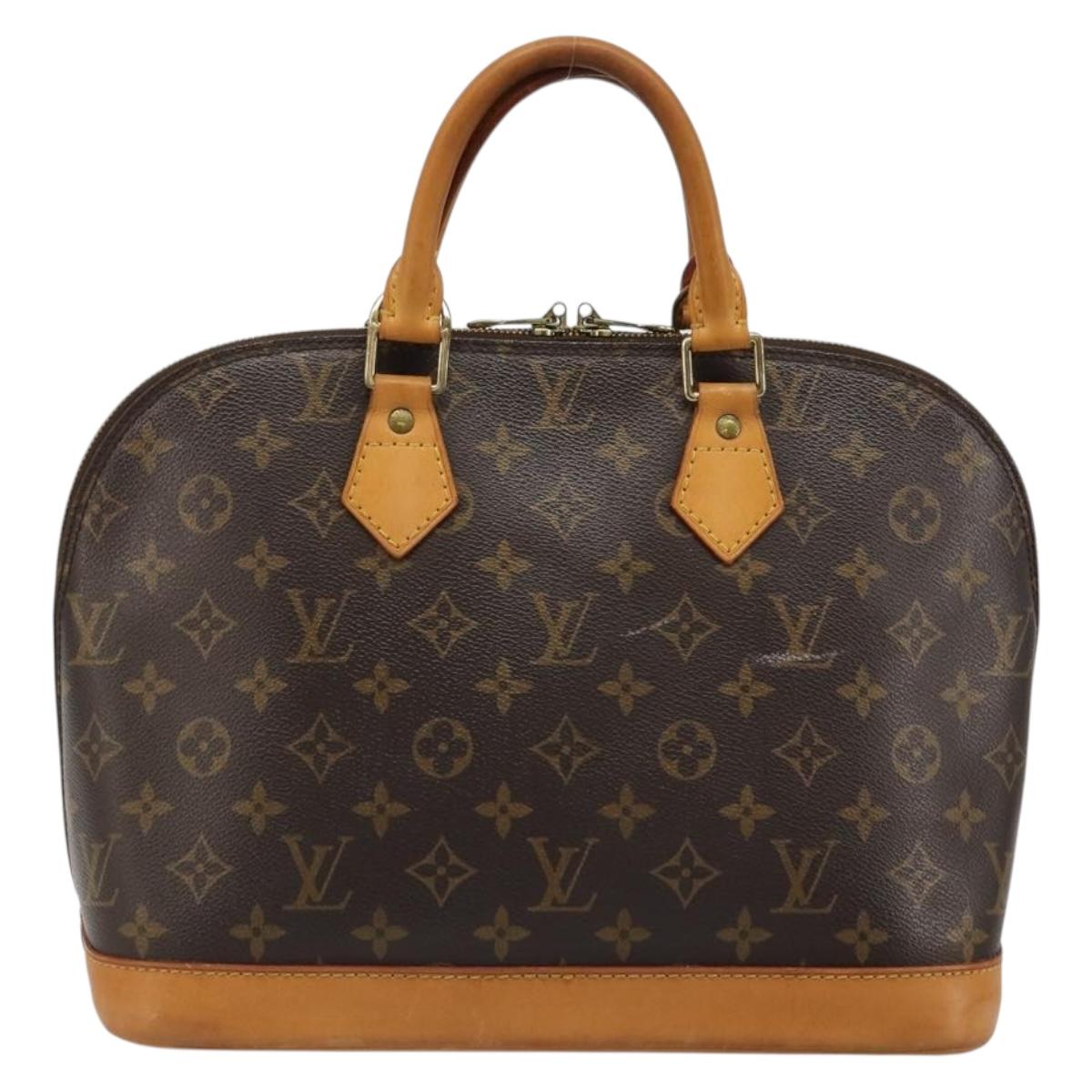 LOUIS VUITTON Monogram Alma Hand Bag M51130 LV Auth 187068V