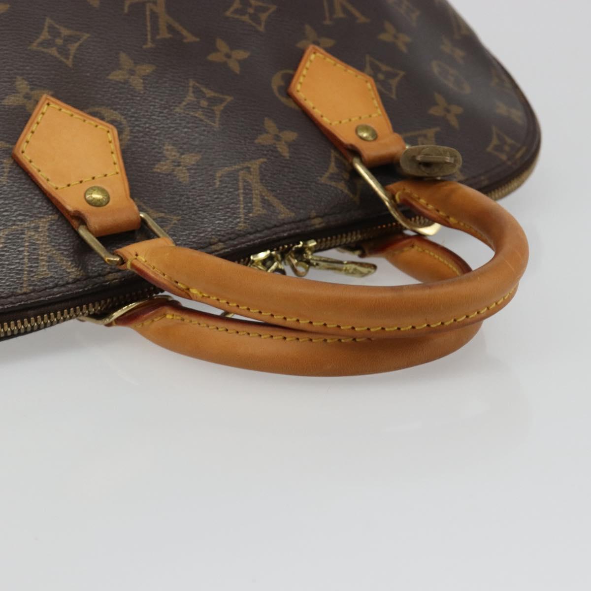LOUIS VUITTON Monogram Alma Hand Bag M51130 LV Auth 187068V