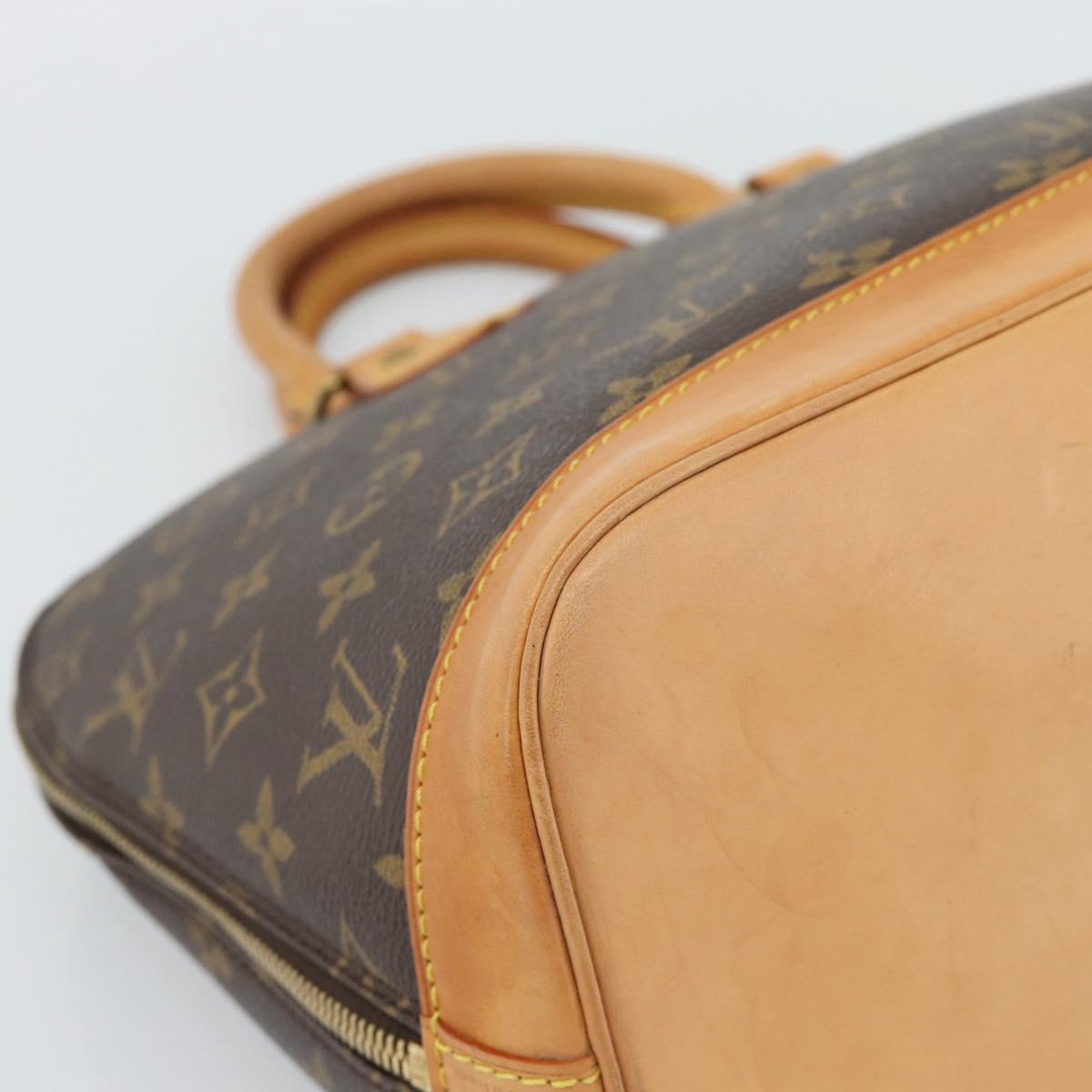 LOUIS VUITTON Monogram Alma Hand Bag M51130 LV Auth 187069V