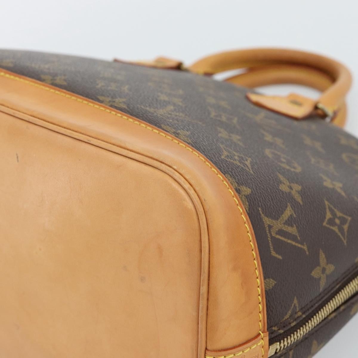 LOUIS VUITTON Monogram Alma Hand Bag M51130 LV Auth 187069V