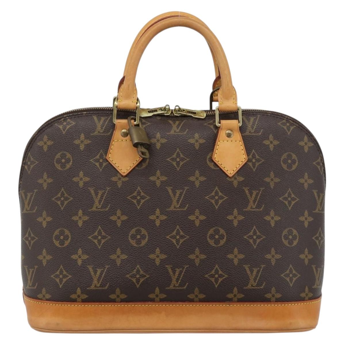 LOUIS VUITTON Monogram Alma Hand Bag M51130 LV Auth 187069V