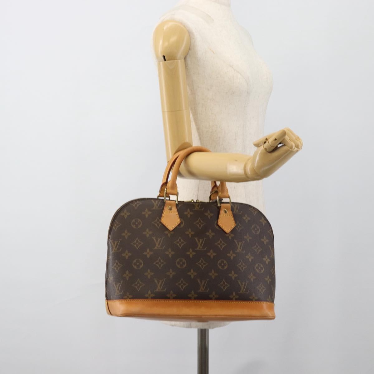 LOUIS VUITTON Monogram Alma Hand Bag M51130 LV Auth 187069V