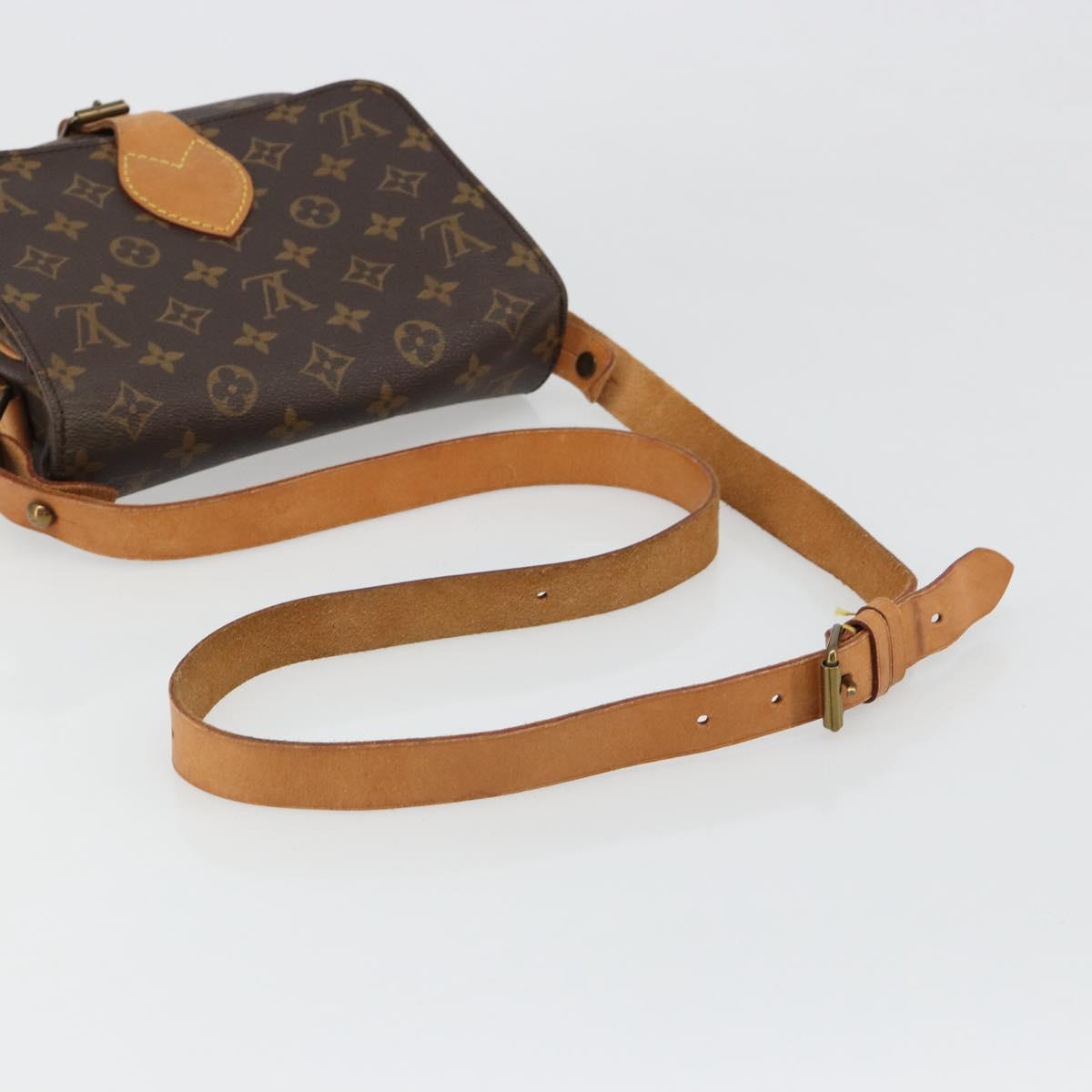 LOUIS VUITTON Monogram Cartouchiere MM Shoulder Bag M51253 LV Auth 187070A