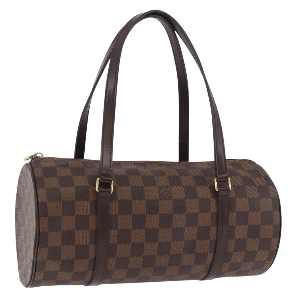 LOUIS VUITTON Damier Ebene Papillon 30 Hand Bag N51303 LV Auth 187072A